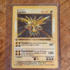 Zapdos 1st Edition Extremely Rare! Open To Offers Happy Hunting 😀!
